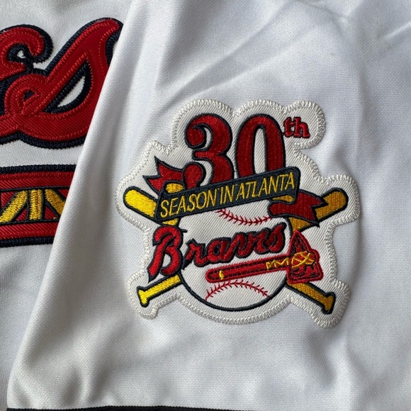 Atlanta Braves Greg Maddux #31 Sewn Mitchell & Ness MLB WS 1995 Jersey Size: XXL - Picture 6 of 9